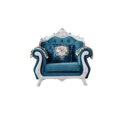 Fauteuil capitonné large 47,2 po Dezaray