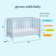 Colby 4-in-1 Low-Profile Convertible Crib