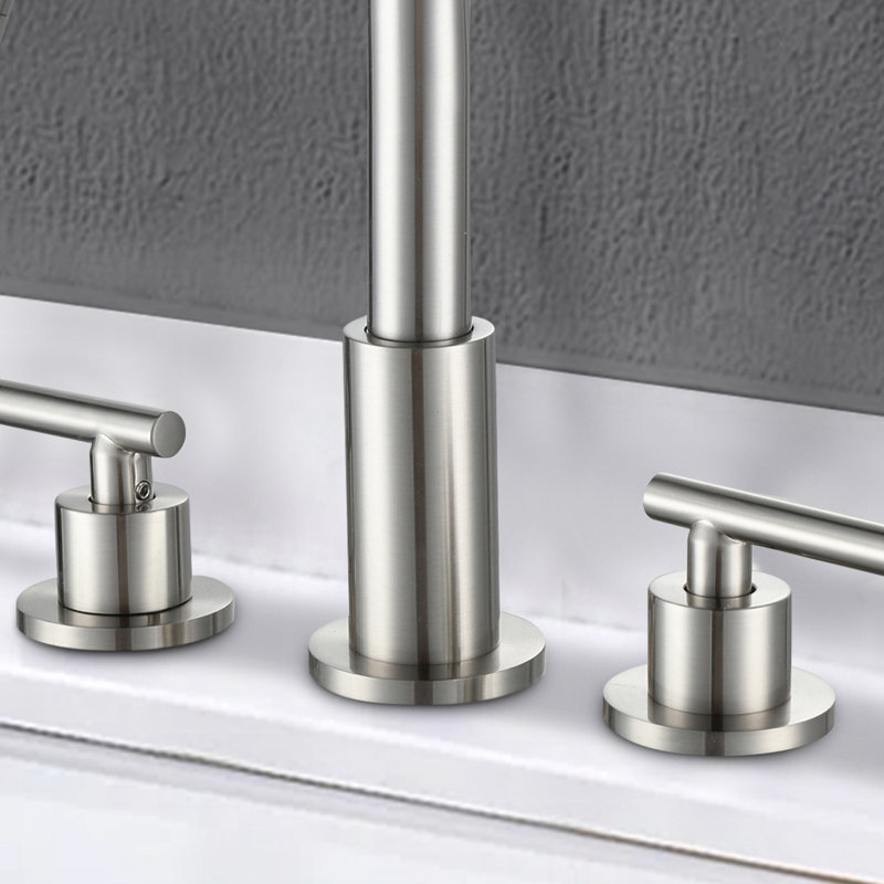 Mounting / Installation Required Bathroom Faucet, Brushed Nickel, 1.2