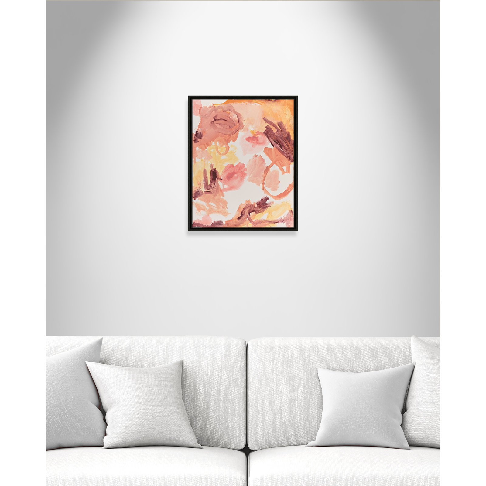Living In A Dream Print by Marisol Evora, 17.5'' W x 21.5'' H, Espresso Floater