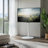 Modern White Tv Floor Stand For 40”-75” ±30° Swivel Height Adjustable Tv Mount