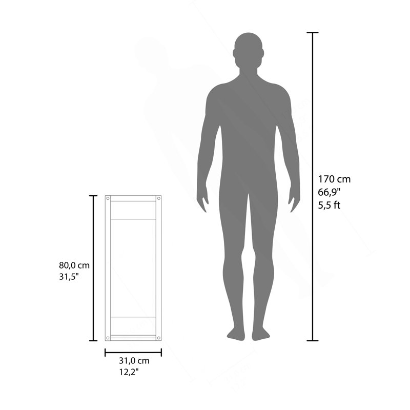 Étagère murale 31,5 po, chêne naturel - Salle de bain