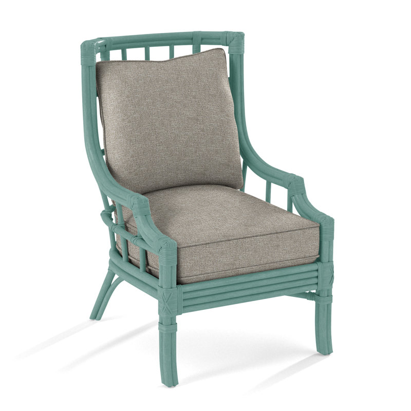 Seville Armchair, Basic Grey; 0317-83, Brass