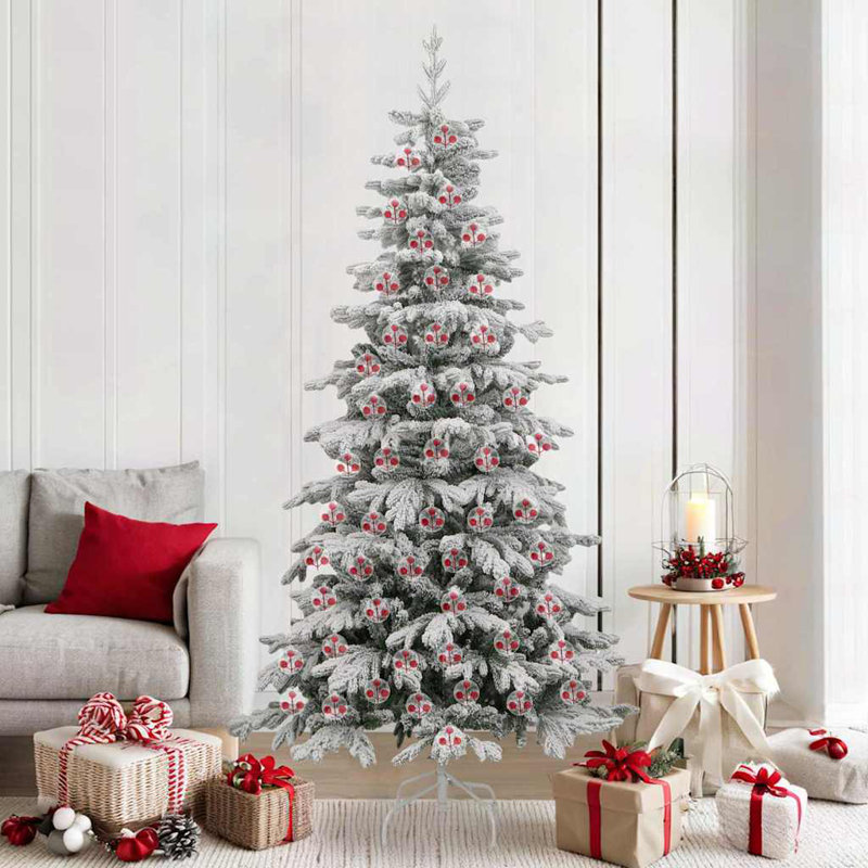 vidaXL Christmas Bauble Transparent, 8cm H x 8cm W x 8cm D