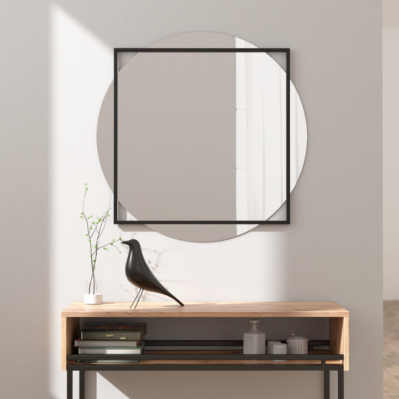 Metal Flat Wall Mirror
