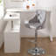 Cano Swivel Upholstered Adjustable Height Counter Stool-2069193849