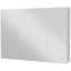 Pharmacie éclairée avec miroir, rangement mural pour salle de bain 26 x 36, DEL 3 couleurs, chargement USB, tablette réglable