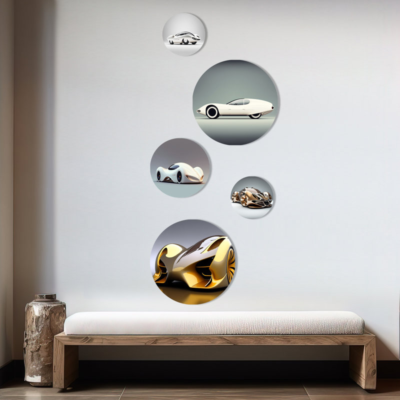 Transportation Wall Decor on Metal