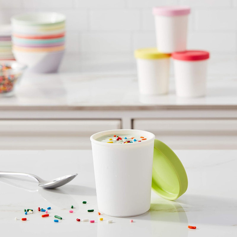Ensemble de 4 petits pots à crème glacée Tovolo Sweet Treats