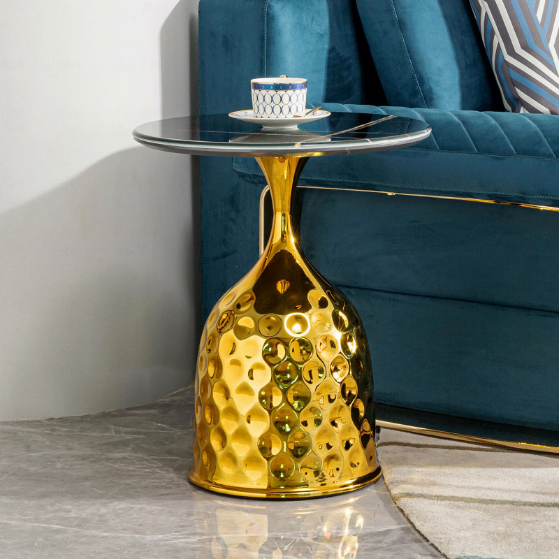Canapé Table d'appoint Table ronde en fer Table basse Table de chevet Balcon Table de thé