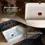 DeerValley 505 x 340 x 110mm Ceramic Rectangular Countertop Basin Bathroom Sink-1119183692
