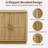 66.5" Modern Wood Sideboard Buffet with Arched Doors for Dining & Living Room, Natural-184387353