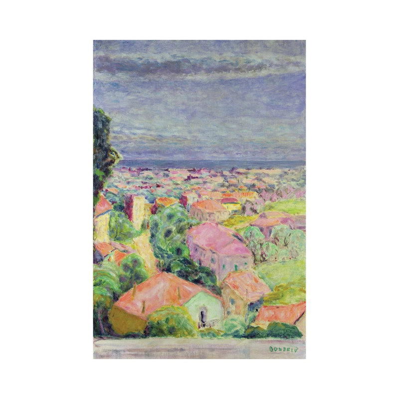 View Of Cannet, C.1940 by Pierre Bonnard - Wrapped Canvas Print, 101.6cm H x 66.04cm Wx 1.905cm D