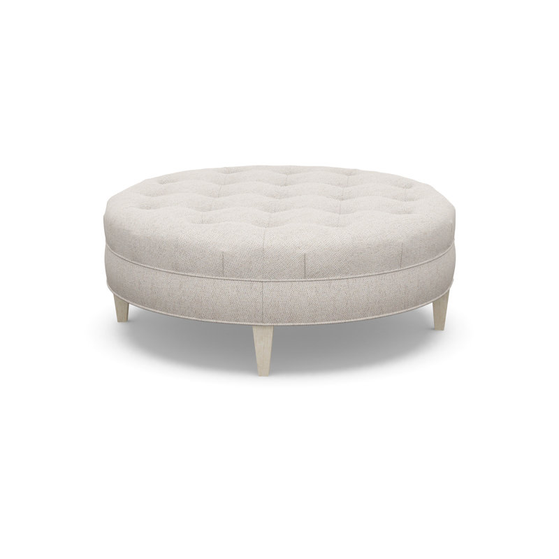 Round Ottoman, 2243-80, Sandstone