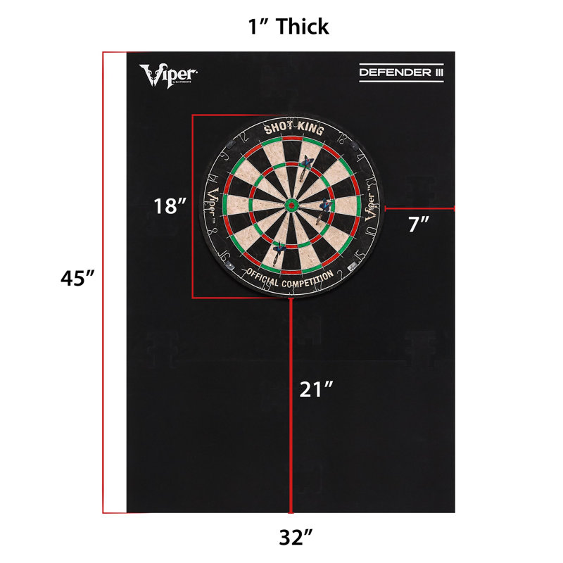 Viper Wall Defender III Dartboard Surround Backboard
