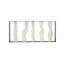 Cast Women Metal Framed Console, Roman Stone