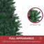 Demi-arbre de Noël artificiel, ouverture automatique, base en acier, vert-1680609023