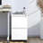 Metal 2 Drawer Locking File Cabinet For Office - Files Fits Legal/letter/a4 Antique White Modern With Drawers And Lock Secure Docs Look-119183142