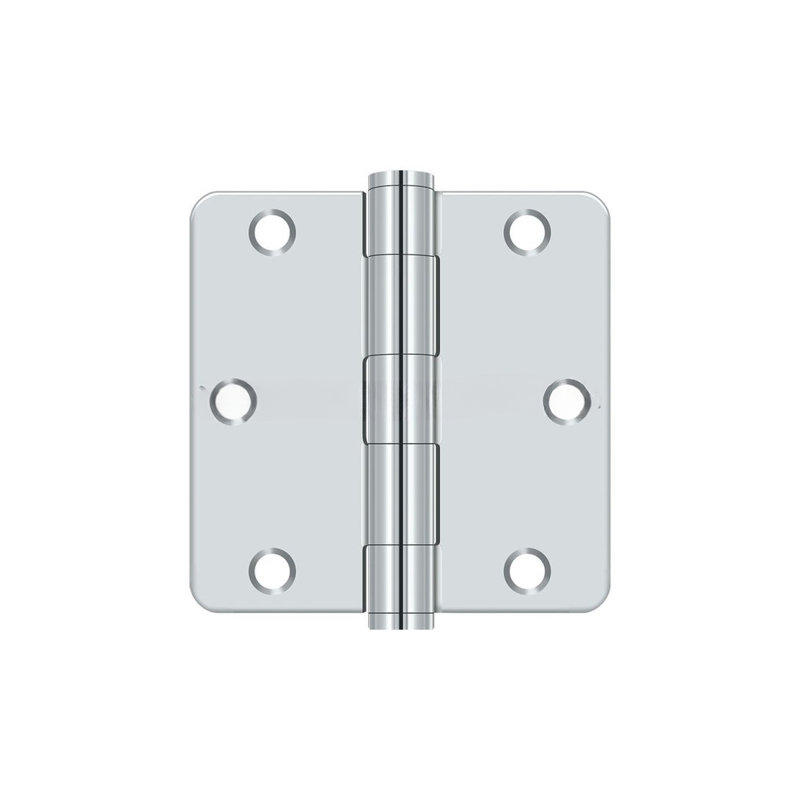 Steel Butt Bearing Hinge, Polished Chrome