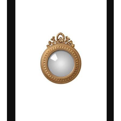 Miroir convexe de style moderne Art déco Golden Gaurland