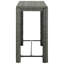 Adhithya Rectangular Steel Outdoor Bar Table - 100 cm W 60.5 cm D-143519566-143519569
