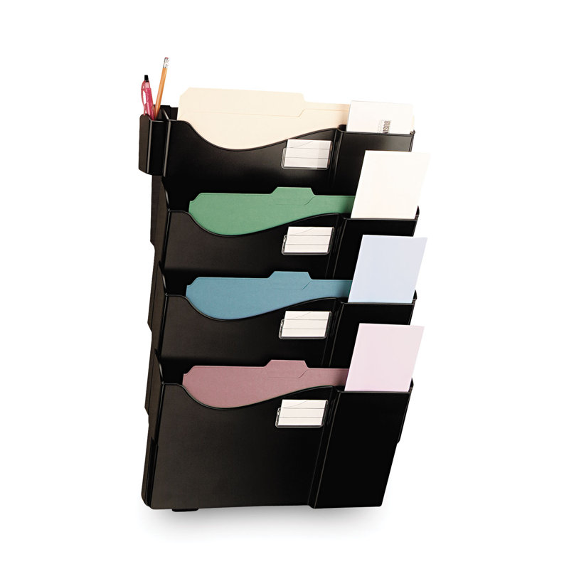 Universal® Grande Central Filing System Plastic Hanging Files Wall File Pockets