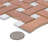 Sentier Des Cotto 10 In. X 10 In. Bone Basketweave Porcelain Mosaic Tile-116015031
