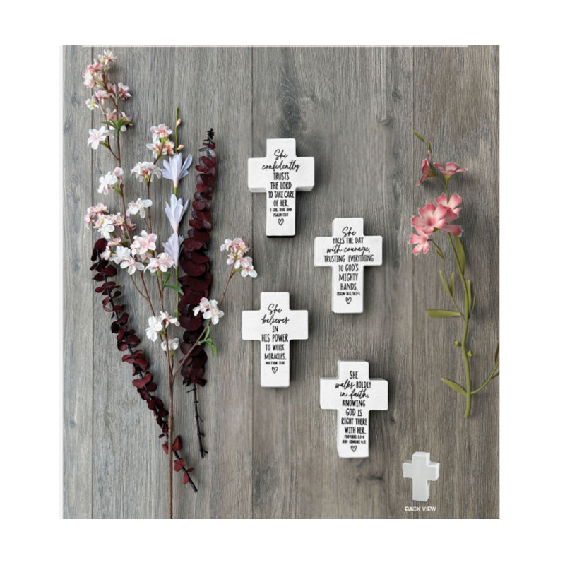 Mini Inspire Cross She Believes Miracle