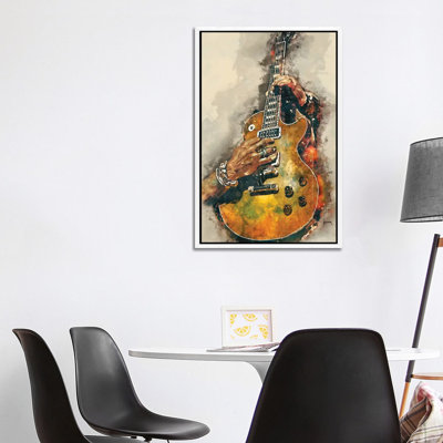 Slash's Electric Guitar - Print on Canvas