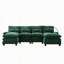 Canapés modulaires rembourrés et confortables-1143524693