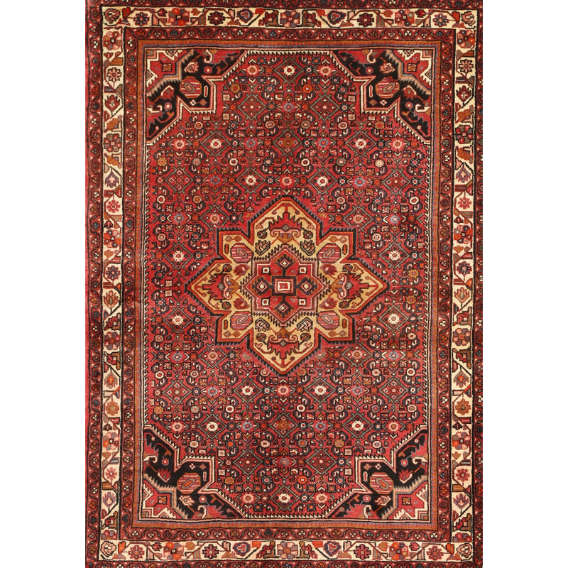 Tapis oriental brun / rouge, Rectangle 5 pi x 7 pi