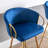 2 Stools, Footrest, Velvet + Golden Leg, Modern Seating Touch 2, Leg With Cozy-311173904-334659419