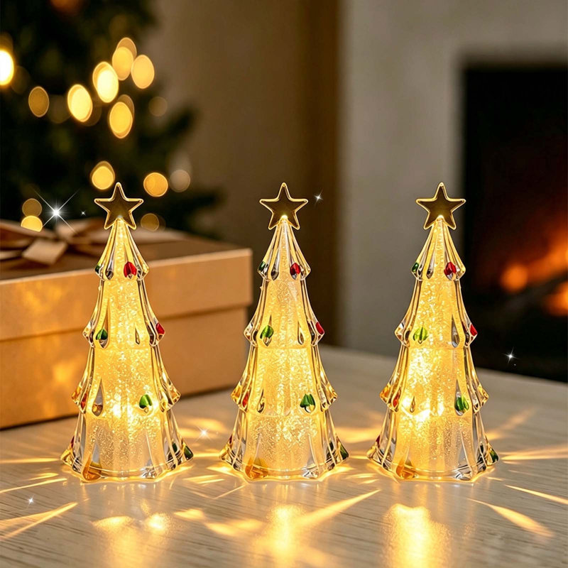 Décorations de Noël, lumières de Noël en plastique