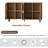 Ahmari 62.2'' Sideboard with 4 Rattan Doors