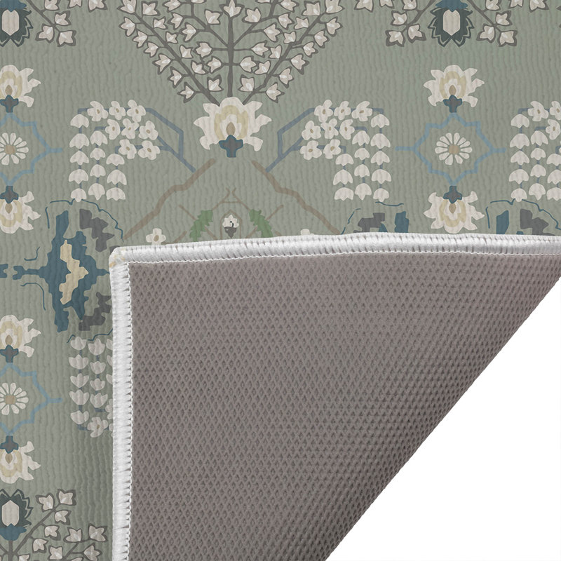Tilly Non-Skid Bath Mat, Sage, Single - 24" L x 17" W