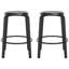 Tabouret de comptoir 25,6 po Eves-1627868828