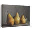 Three Pears Classic Elegant Rustic Fruit Wall Art Print 1 Piece Wrapped Canvas Wall Art-115706518