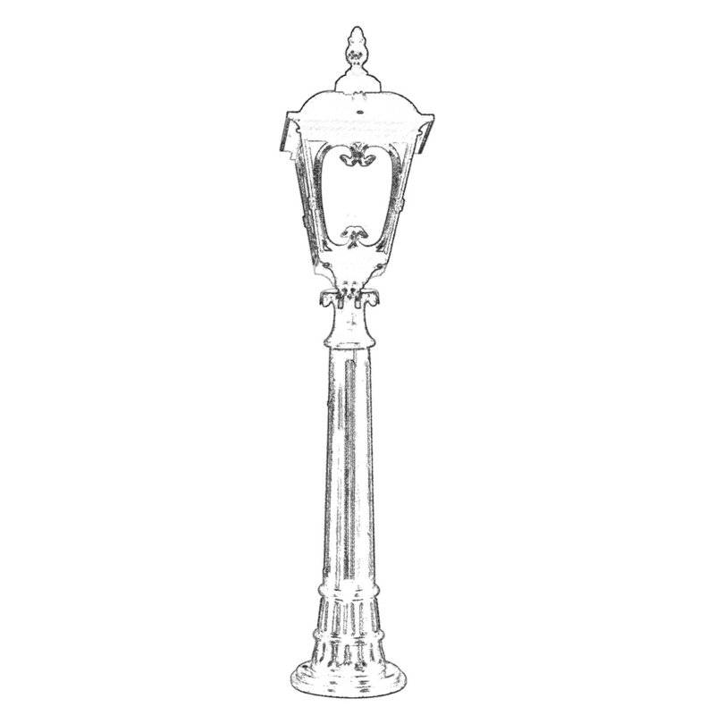 Aarjan Transparent Lamp Post (Full)