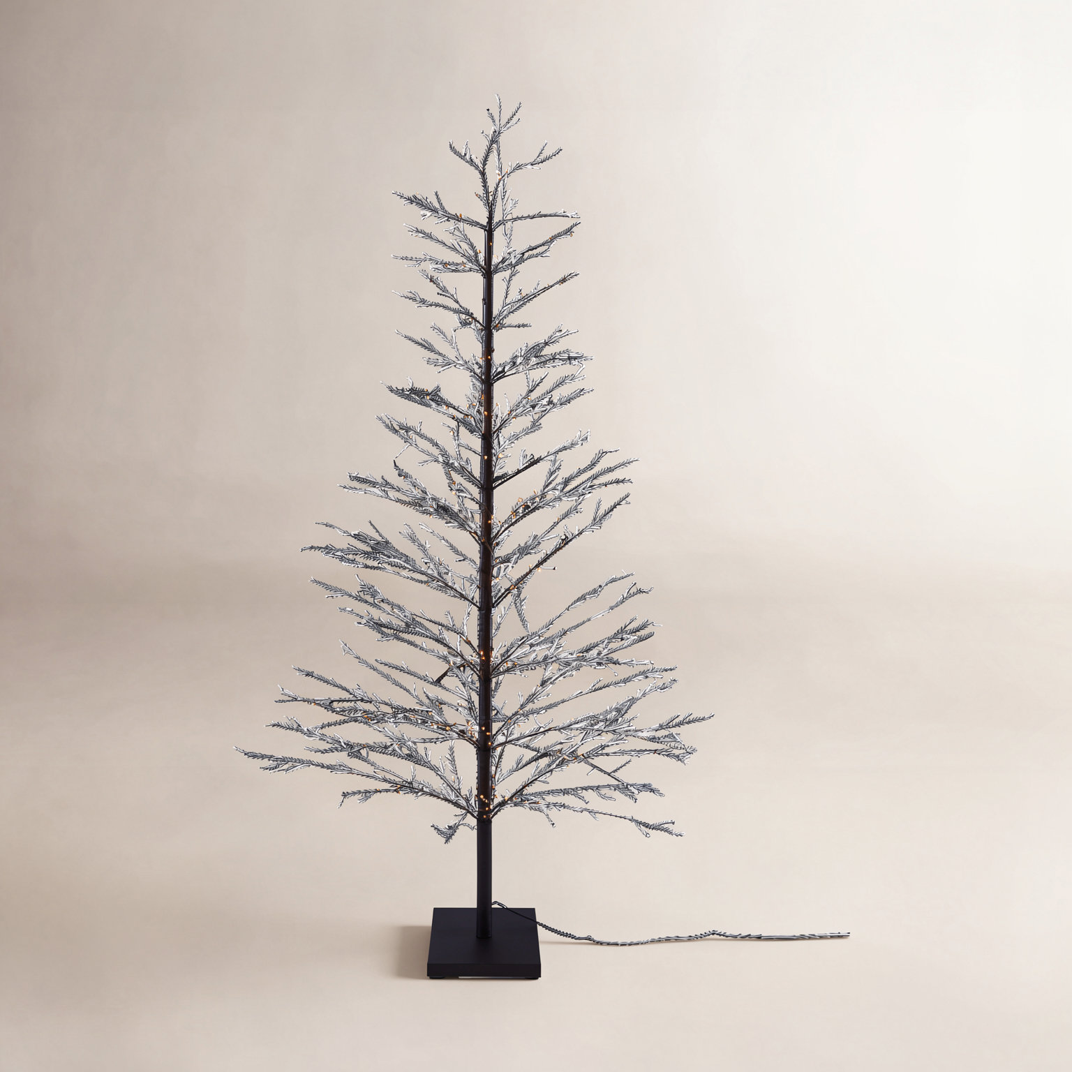 Black Birch Tree with LED Lights, 70.87"