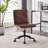 Faux Leather Mid Back Swivel Computer Task Desk Chair-91696633-101109633