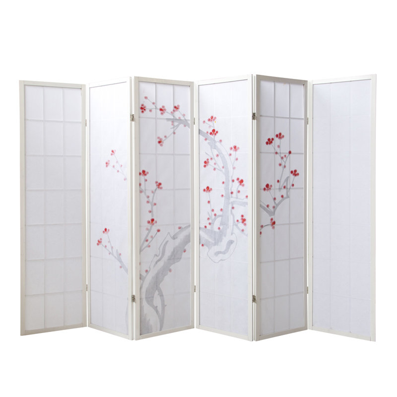 Madison Wood Room Divider, 6 panels