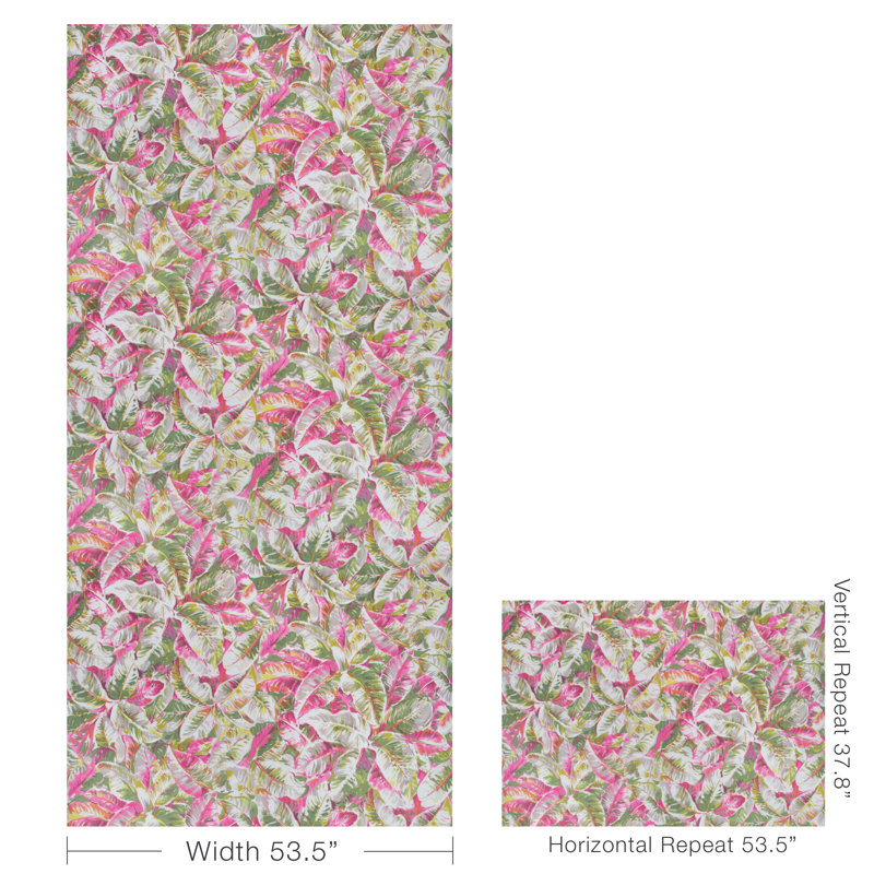 Majorelle Diani 24' L x 53.54" W Wallpaper Roll, Spring