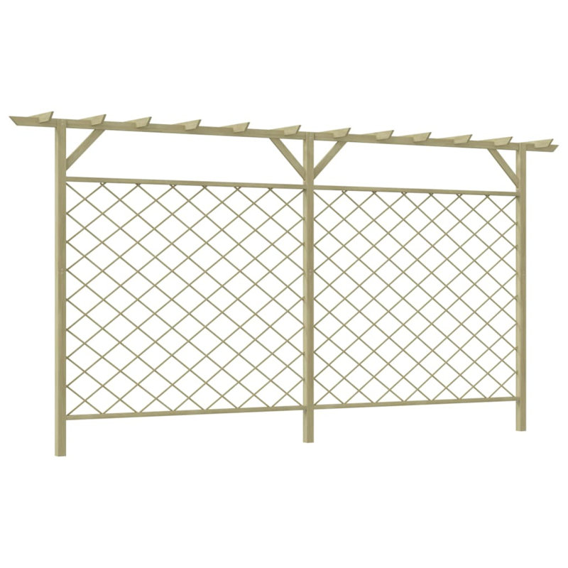 200cm H x 10cm W Wood Lattice Panel Trellis