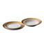 Service de table en porcelaine 24 pièces BergHOFF GEM, blanc et or