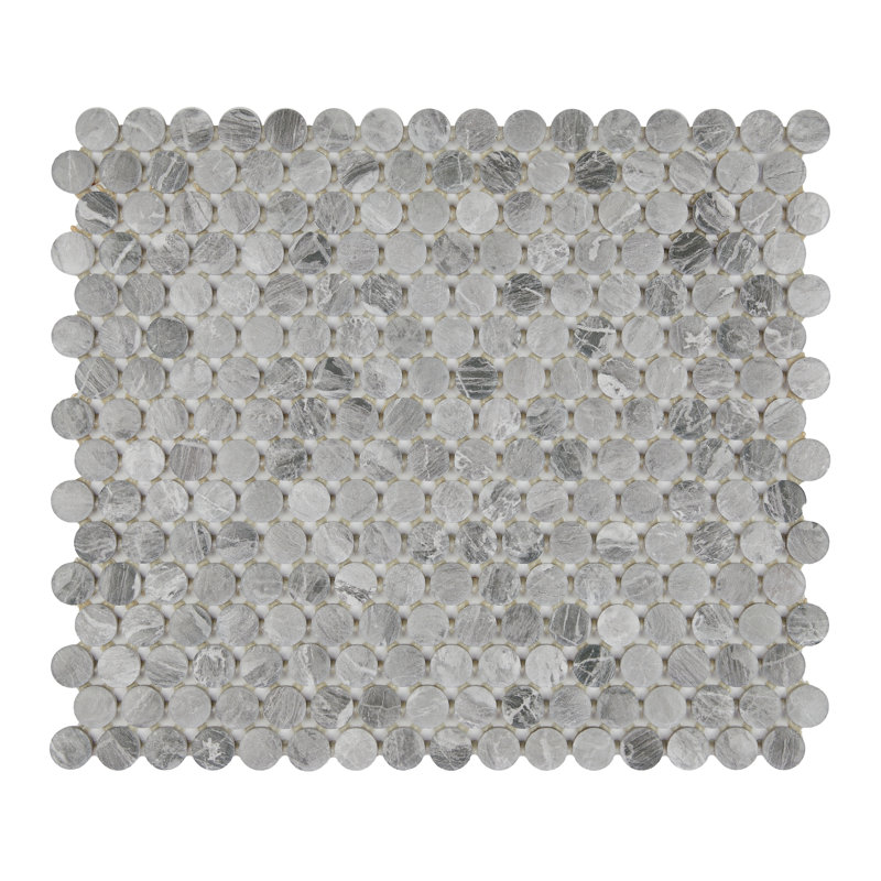Carreau de mosaïque rond célèbre en céramique de 0,75 po x 0,75 po