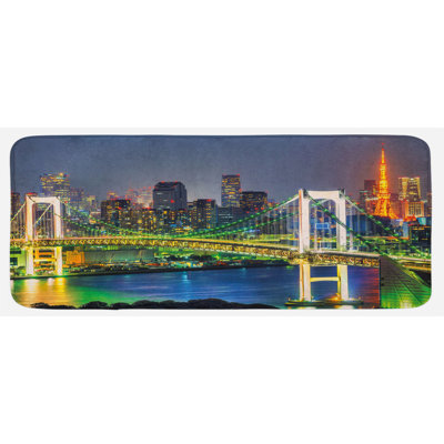 Modern & Contemporary Polyester Kitchen Mat
