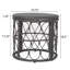 Table d'appoint Boho Grey Rattan