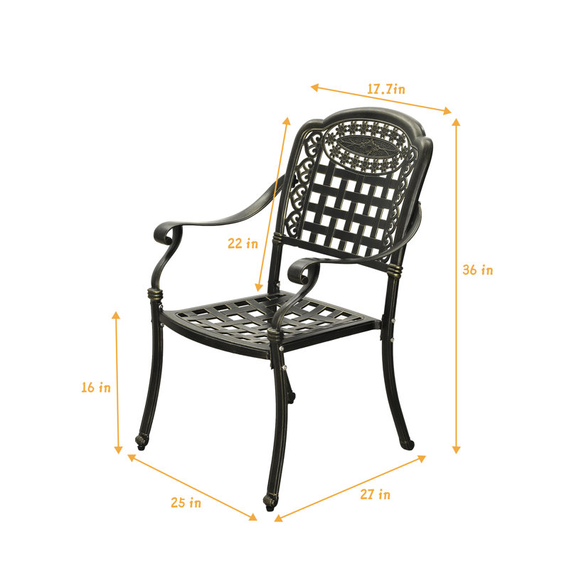 Ensemble repas extérieur rectangulaire pour 6 personnes avec trou pour parasol Elegant