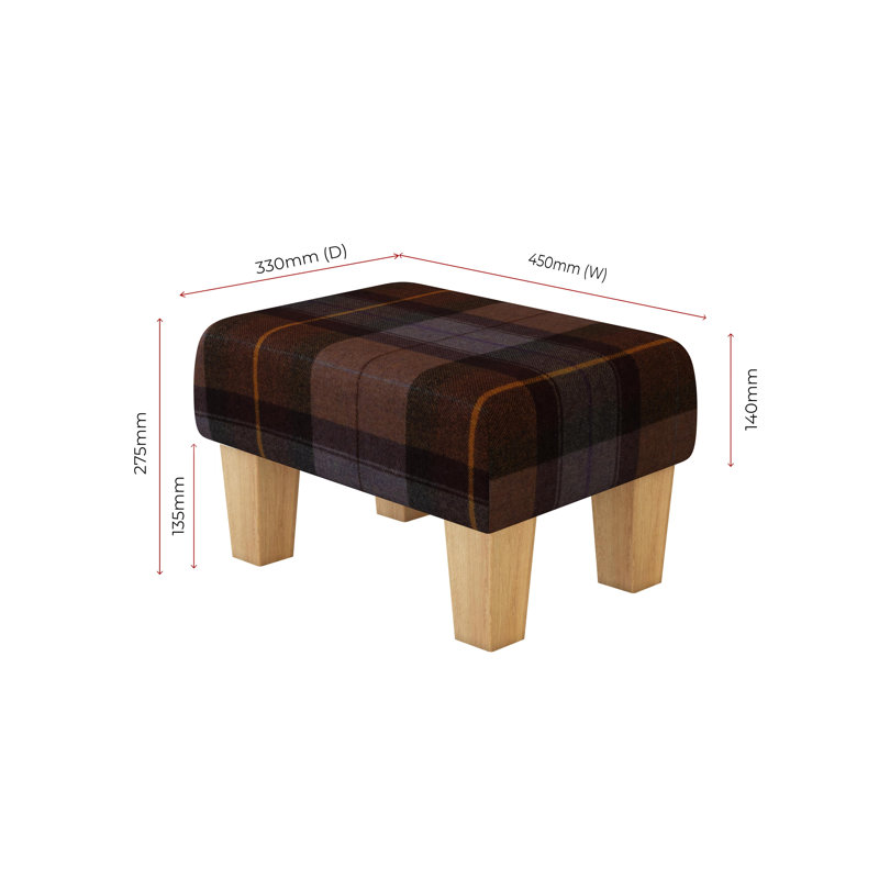 Manufactured Wood Accent Stool, Natural