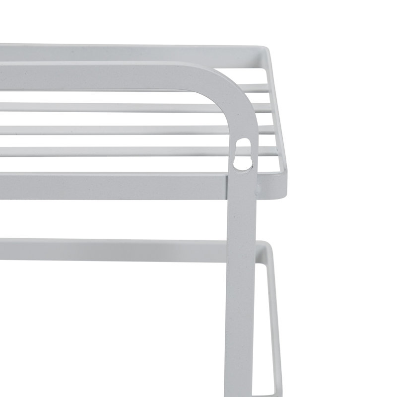 3 Jar  Spice Rack, White